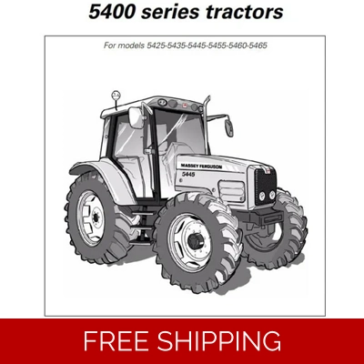 MASSEY FERGUSON 5400 SERIES OPERATORS MANUAL